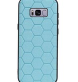 Hexagon Hard Case for Samsung Galaxy S8 Plus Blue