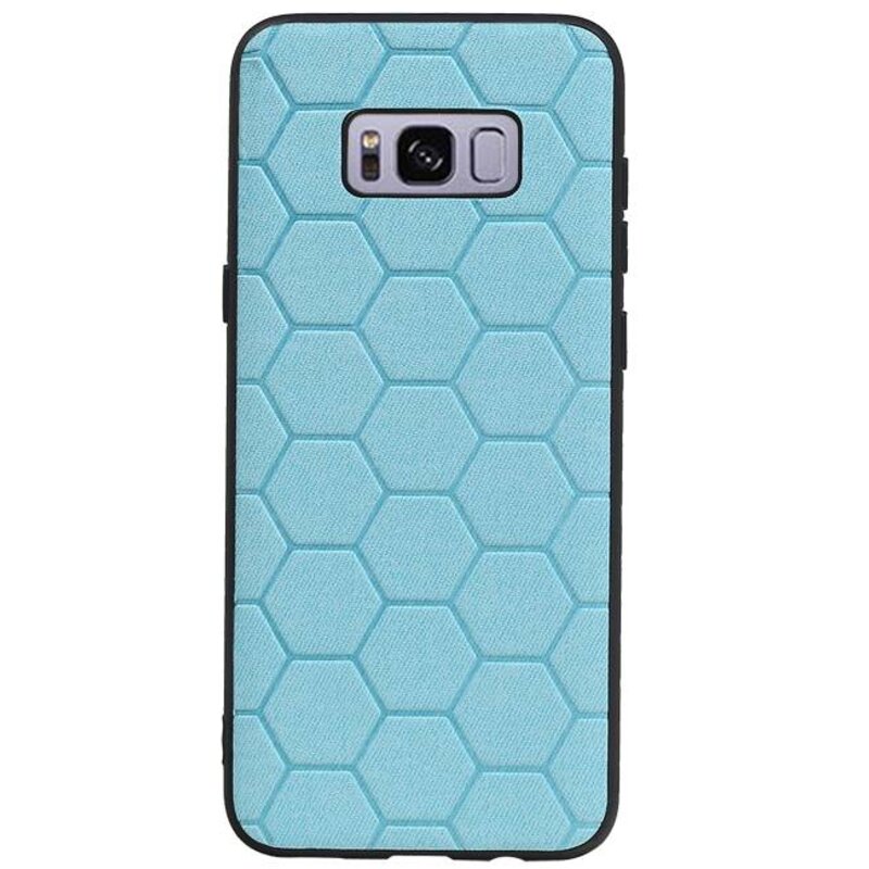 Hexagon Hard Case til Samsung Galaxy S8 Plus Blue