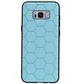 Hexagon Hard Case voor Samsung Galaxy S8 Plus Blauw