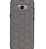 Hexagon Hard Case voor Samsung Galaxy S8 Plus Grijs