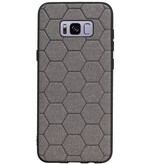 Hexagon Hard Case for Samsung Galaxy S8 Plus Gray