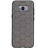 Étui rigide hexagonal pour Samsung Galaxy S8 Plus gris