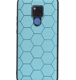 Hexagon Hard Case for Huawei Mate 20 X Blue