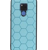 Hexagon Hard Case voor Huawei Mate 20 X Blauw