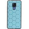 Hexagon Hard Case pour Huawei Mate 20 X Bleu