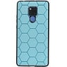 Hexagon Hard Case voor Huawei Mate 20 X Blauw