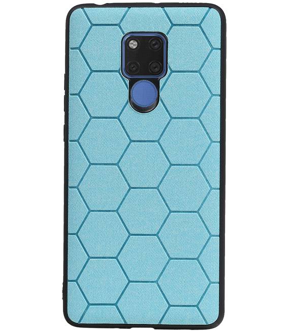 Estuche rígido hexagonal para Huawei Mate 20 X azul