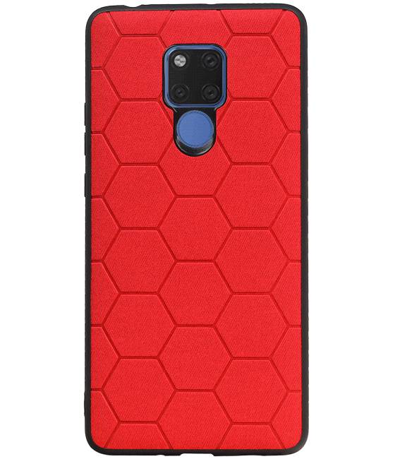 Hexagon Hard Case für Huawei Mate 20 X Rot