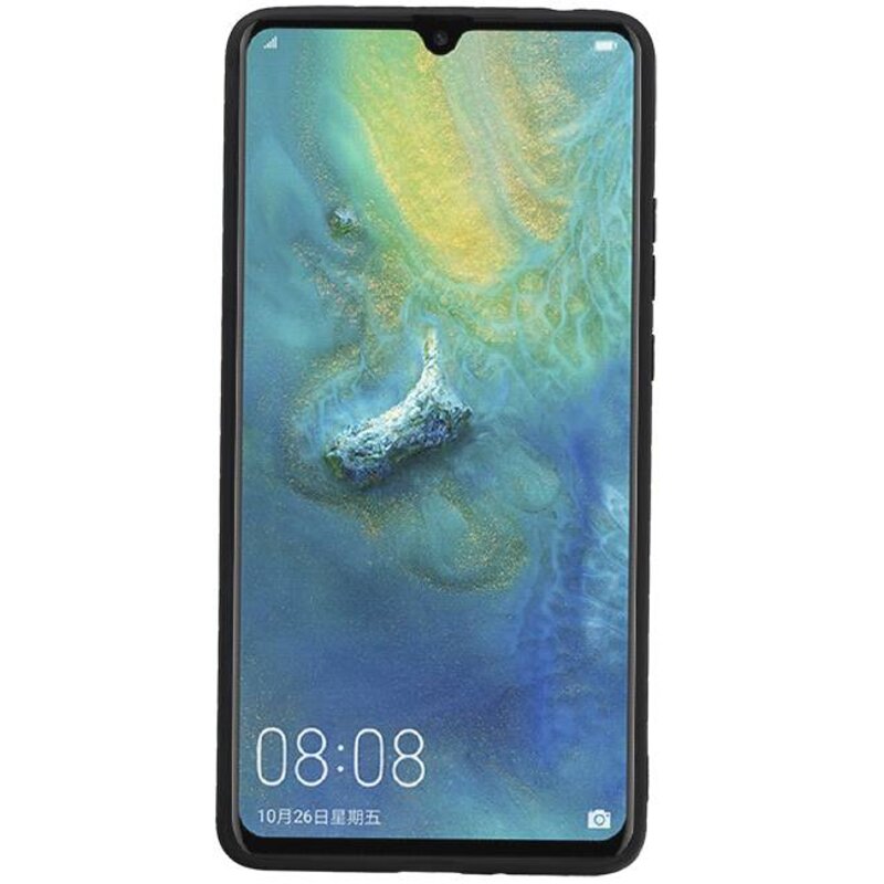Estuche rígido hexagonal para Huawei Mate 20 X rojo