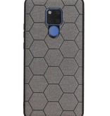 Hexagon Hard Case voor Huawei Mate 20 X Grijs