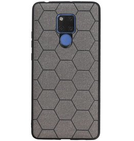 Estuche rígido hexagonal para Huawei Mate 20 X gris