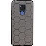 Estuche rígido hexagonal para Huawei Mate 20 X gris