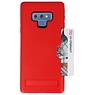 Tough Armor Card Stand Stand Case for Note 9 Red