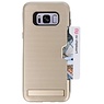 Tough Armor Card Stand Funda para Galaxy S8 Plus Gold