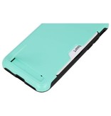 Tough Armor Card Stand Stand Case for Galaxy S8 Plus Turquoise