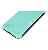 Tough Armor Card Stand Stand Taske til Galaxy S8 Plus Turkis