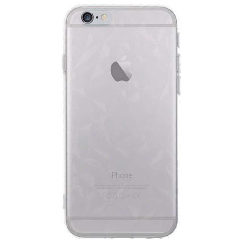 Gennemsigtig Geometrisk Stil Silikone Etuier til iPhone 6