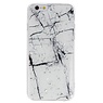 Coque rigide d'impression pour iPhone 6 Marble White