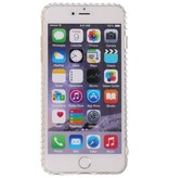 Coques en silicone de style géométrique transparent pour iPhone 6p