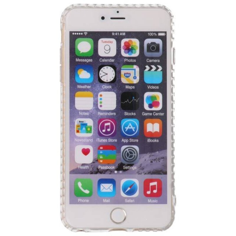 Fundas de silicona de estilo geométrico transparente para iPhone 6p