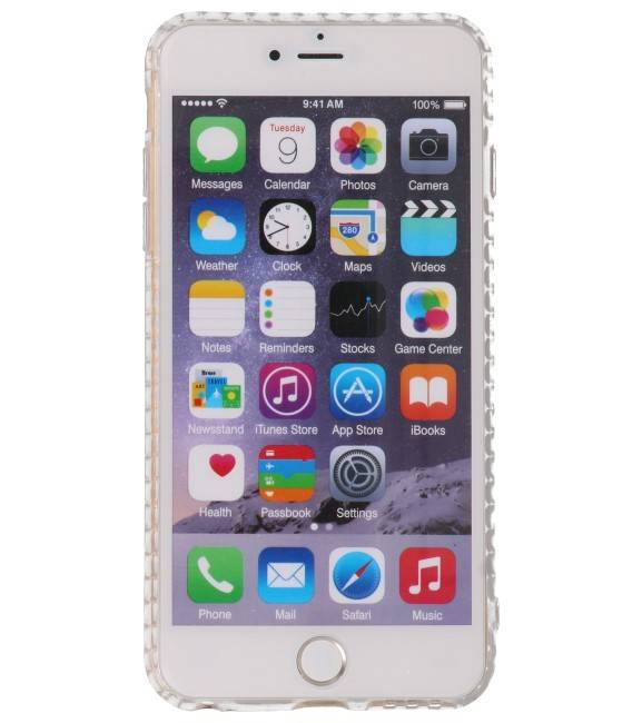 Transparent Geometric Style Silicone Cases for iPhone 6p