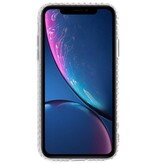 Gennemsigtig Geometrisk Stil Silikone Etuier til iPhone XR