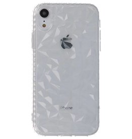 Fundas de silicona de estilo geométrico transparente para iPhone XR