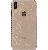 Coques en silicone transparentes de style géométrique pour iPhone XS Max