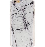 Estuche rígido de impresión para iPhone 6 Plus Marble White