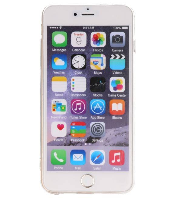 Coque rigide d'impression pour iPhone 6 Plus, marbre blanc