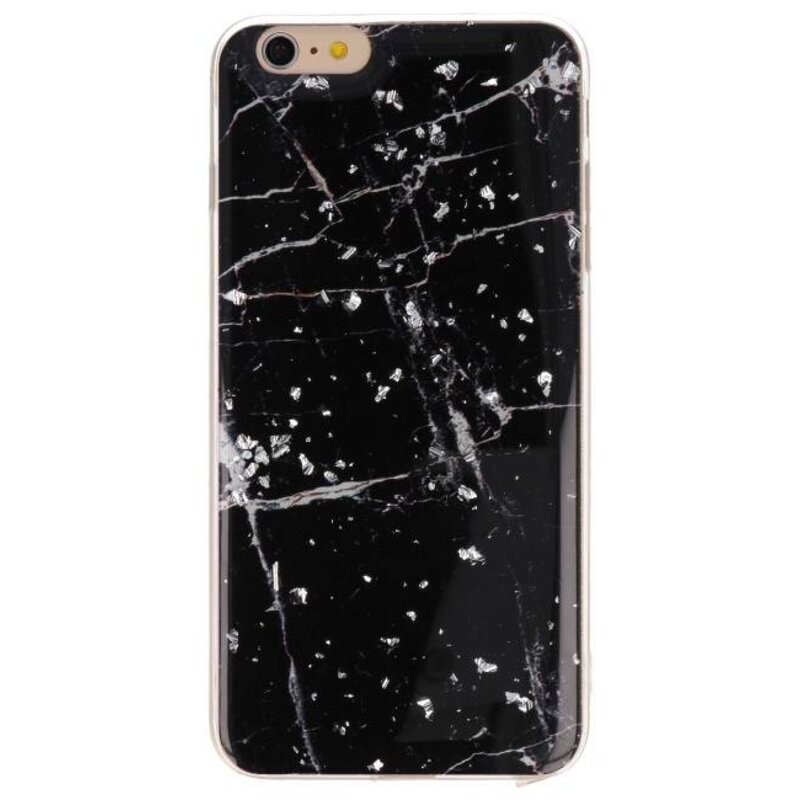 Étui rigide d'impression pour iPhone 6 Plus, marbre noir