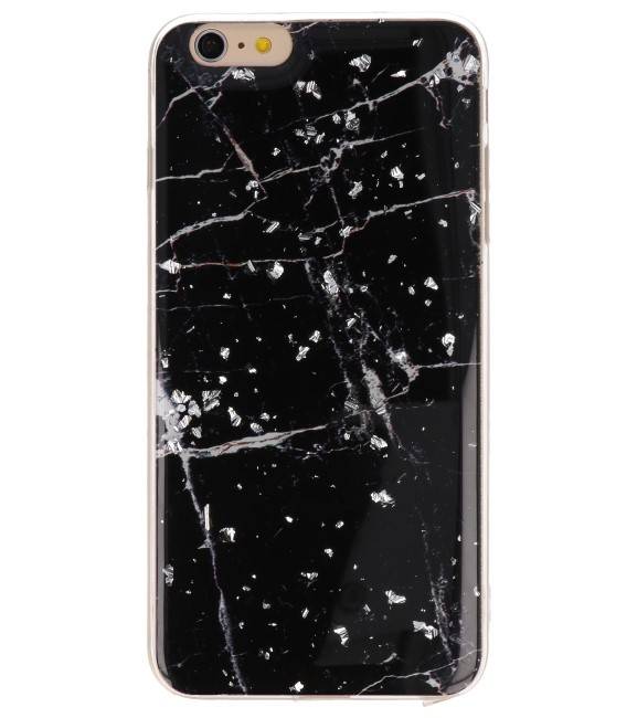Étui rigide d'impression pour iPhone 6 Plus, marbre noir