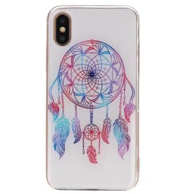 Estuche rígido de impresión para iPhone X / XS Dreamcatcher