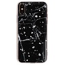 Estuche rígido de impresión para iPhone X / XS Marble Black