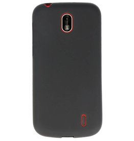 Coque TPU Couleur pour Nokia 1 Noir