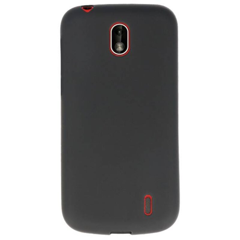Coque TPU Couleur pour Nokia 1 Noir