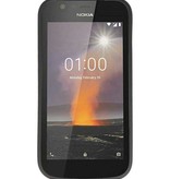 Farb-TPU-Hülle für Nokia 1 Black