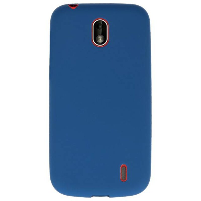 Funda TPU en color para Nokia 1 Navy