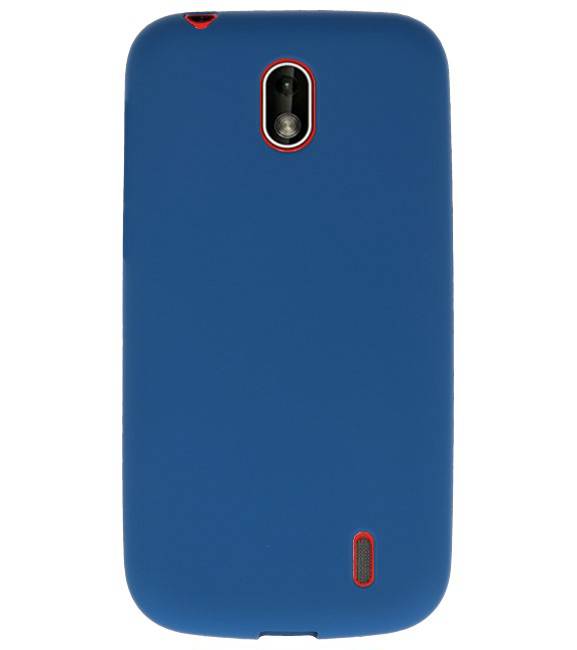 Coque TPU couleur pour Nokia 1 Navy