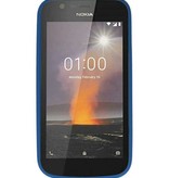 Farve TPU Taske til Nokia 1 Navy