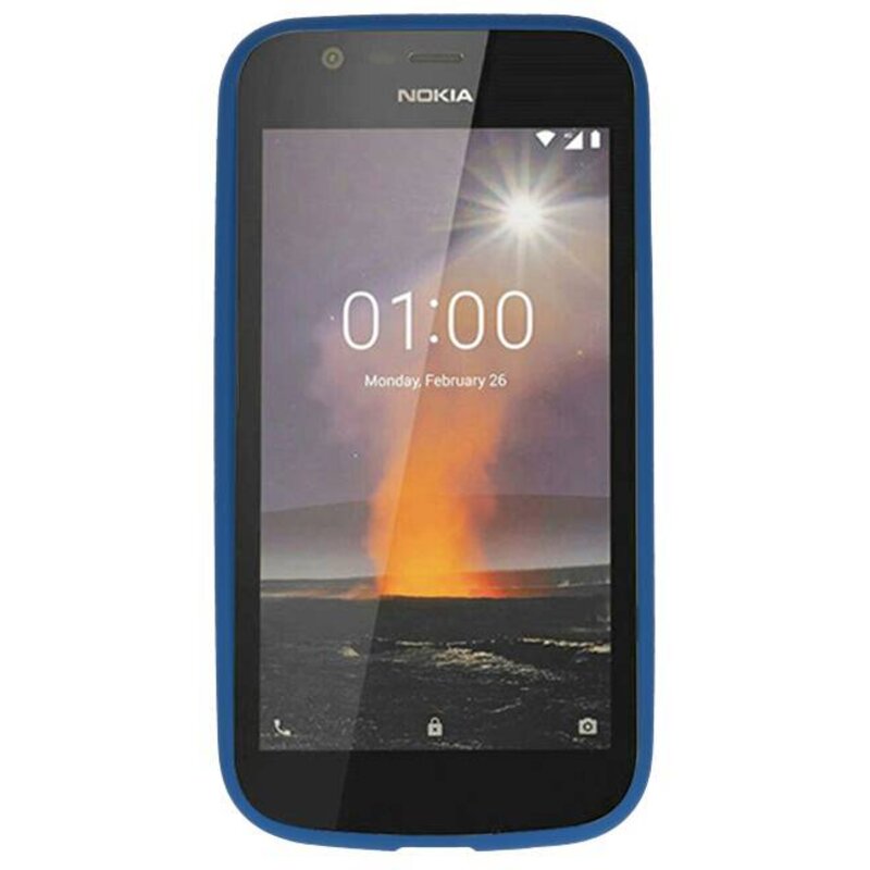 Custodia in TPU a colori per Nokia 1 Navy