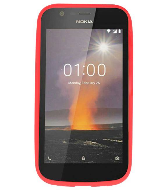Custodia in TPU a colori per Nokia 1 Red