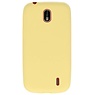 Coque TPU Couleur pour Nokia 1 Jaune