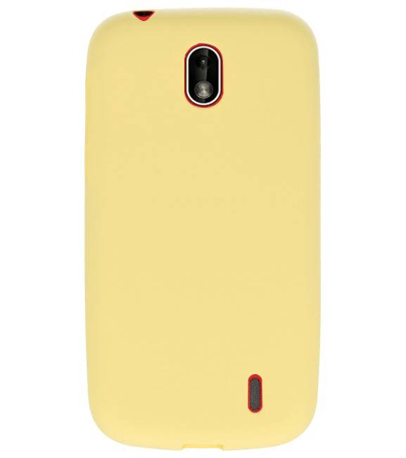 Color TPU Case for Nokia 1 Yellow