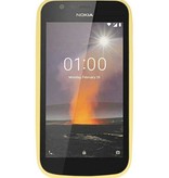 Coque TPU Couleur pour Nokia 1 Jaune