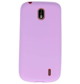 Farb-TPU-Hülle für Nokia 1 Purple