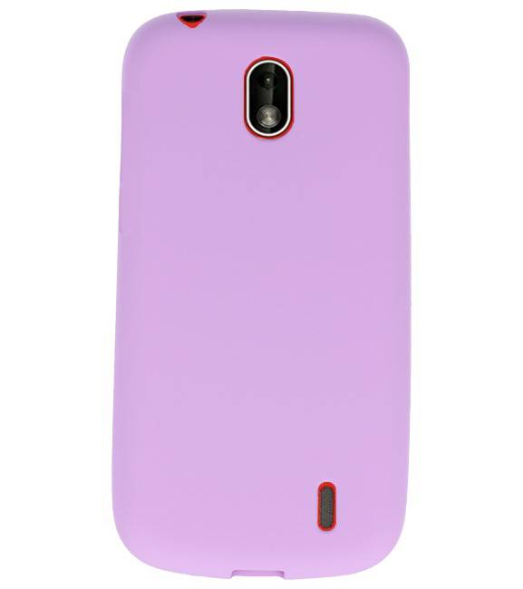 Farb-TPU-Hülle für Nokia 1 Purple