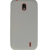 Color TPU Case for Nokia 1 Gray