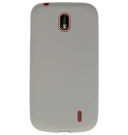 Custodia in TPU a colori per Nokia 1 grigio