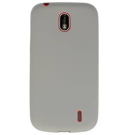 Farb-TPU-Hülle für Nokia 1 Grey